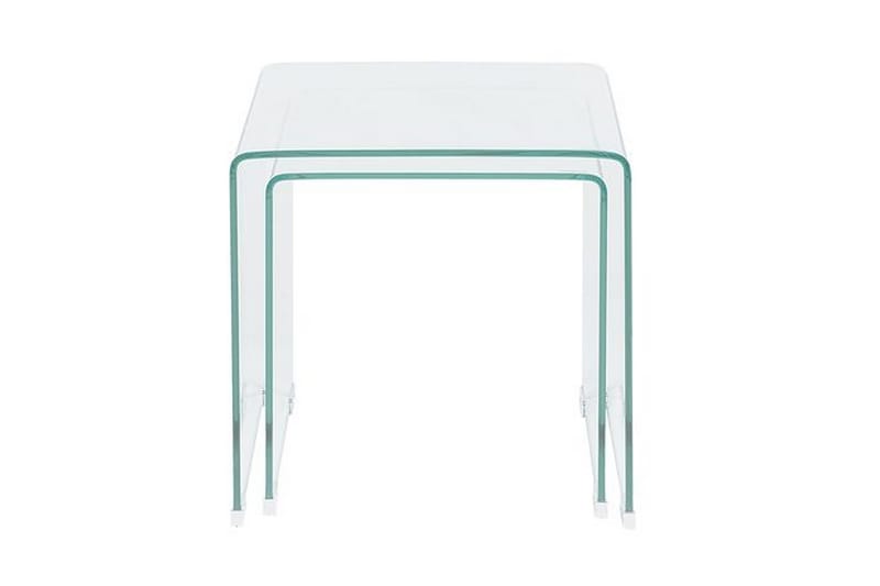 Prestina Sidebord 2-pk - Transparent - Møbler - Bord - Avlastningsbord - Lampebord & sidebord