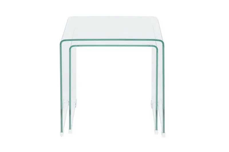 Prestina Sidebord 2-pk - Transparent - Møbler - Bord - Avlastningsbord - Lampebord & sidebord