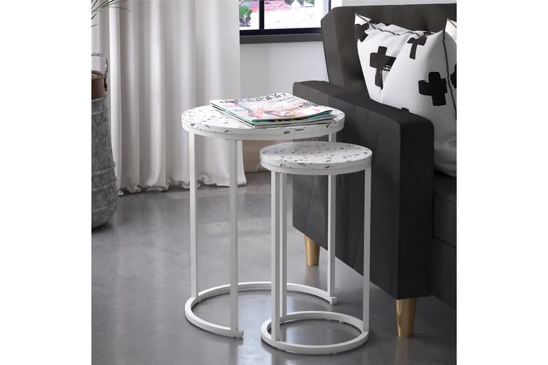 Revazi Sidebord - Terrazzo - Møbler - Bord - Avlastningsbord - Lampebord & sidebord