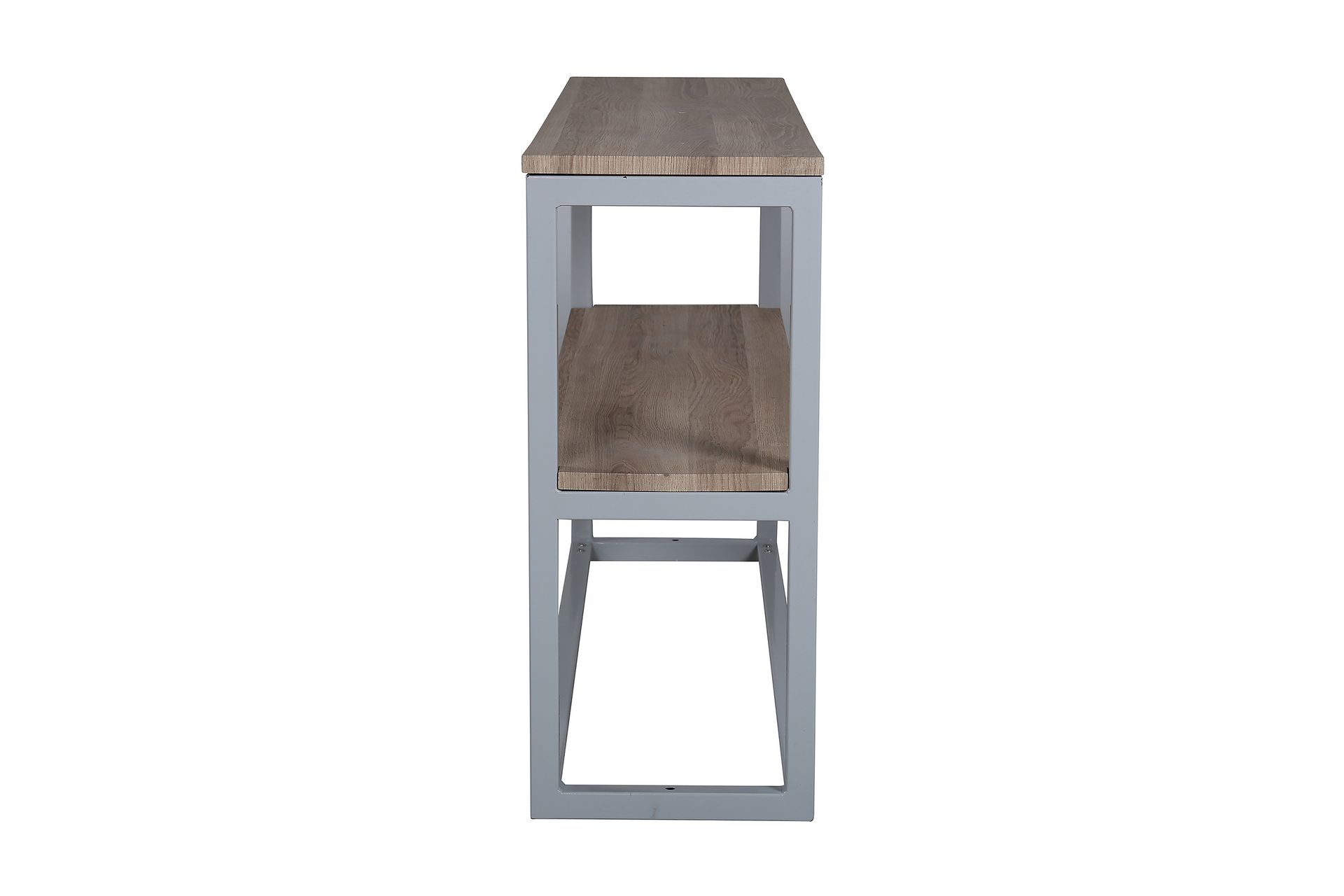 Rise Sidebord 110 cm med Hylle - Lysebrun/Grå - Møbler - Bord - Avlastningsbord - Lampebord & sidebord