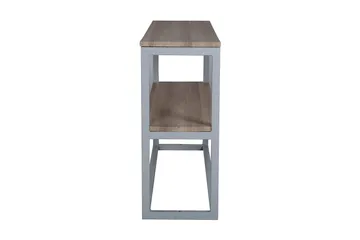 Rise Sidebord 110 cm med Hylle - Lysebrun/Grå - Møbler - Bord - Avlastningsbord - Lampebord & sidebord