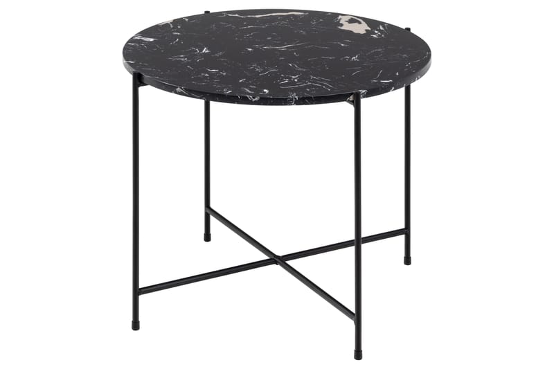 Sakchan Sidebord 52 cm Rund - Sort - Møbler - Bord - Avlastningsbord - Lampebord & sidebord