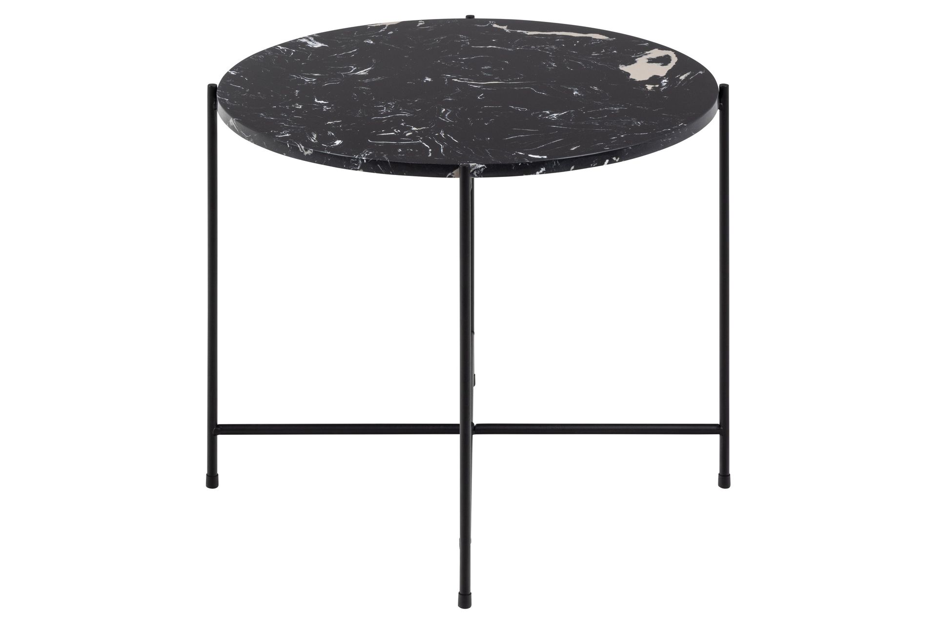 Sakchan Sidebord 52 cm Rund - Sort - Møbler - Bord - Avlastningsbord - Lampebord & sidebord