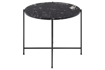 Sakchan Sidebord 52 cm Rund - Sort - Møbler - Bord - Avlastningsbord - Lampebord & sidebord