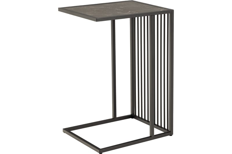 Saklani Sidebord 35x35 cm - Sort - Møbler - Bord - Avlastningsbord - Lampebord & sidebord