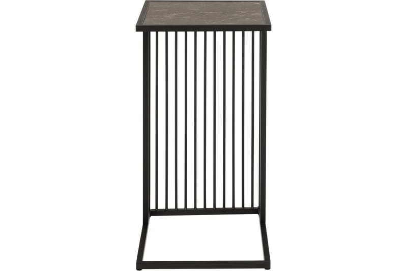 Saklani Sidebord 35x35 cm - Sort - Møbler - Bord - Avlastningsbord - Lampebord & sidebord