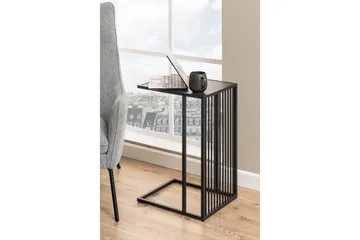 Saklani Sidebord 35x35 cm - Sort - Møbler - Bord - Avlastningsbord - Lampebord & sidebord
