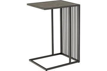 Saklani Sidebord 35x35 cm - Sort - Møbler - Bord - Avlastningsbord - Lampebord & sidebord