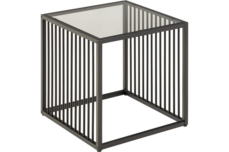 Saklani Sidobord 40x40 cm - Grå - Møbler - Bord - Avlastningsbord - Lampebord & sidebord