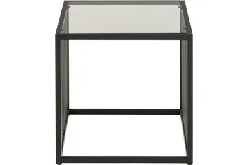 Saklani Sidobord 40x40 cm - Grå - Møbler - Bord - Avlastningsbord - Lampebord & sidebord