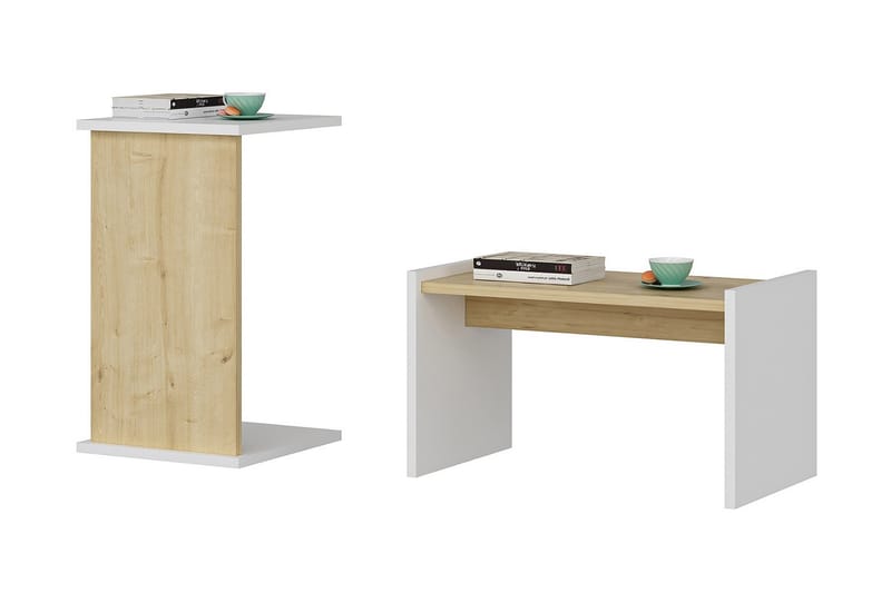 Sedem Sidebord 64 cm - Blå / Hvit - Møbler - Bord - Avlastningsbord - Lampebord & sidebord