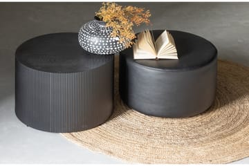 Senan Sidebord 60 cm Rundt - Svart - Møbler - Bord - Avlastningsbord - Lampebord & sidebord
