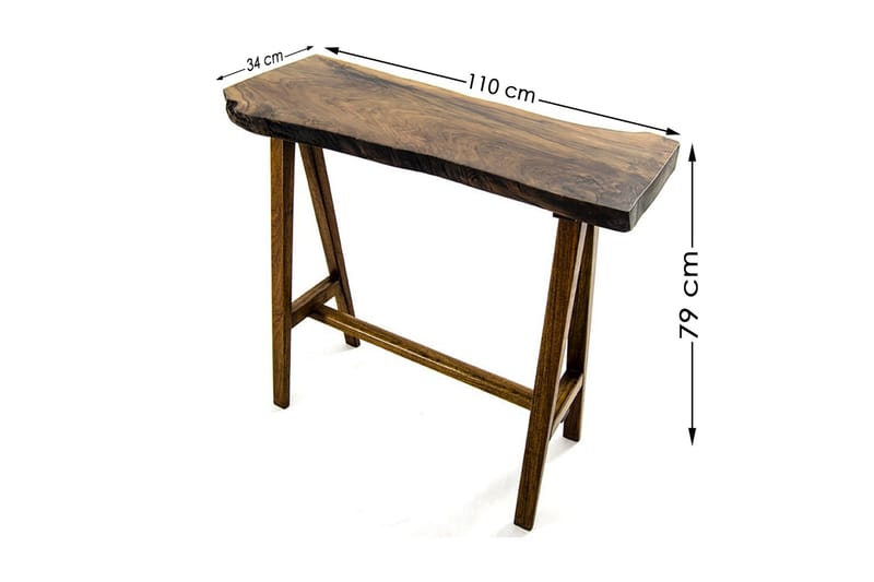 Sewara Sidebord 110 cm - Brun - Lampebord & sidebord - Brettbord og småbord