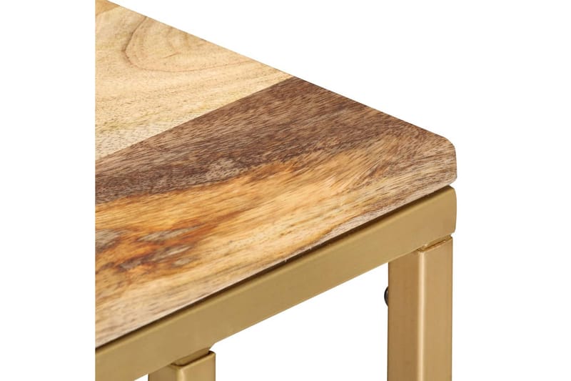 Sidebord 35x45x65 cm heltre mango - Brun - Møbler - Bord - Avlastningsbord - Lampebord & sidebord