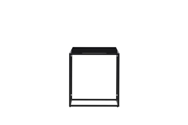 Sidebord 45x45 cm Svart - Lampebord & sidebord - Brettbord og småbord