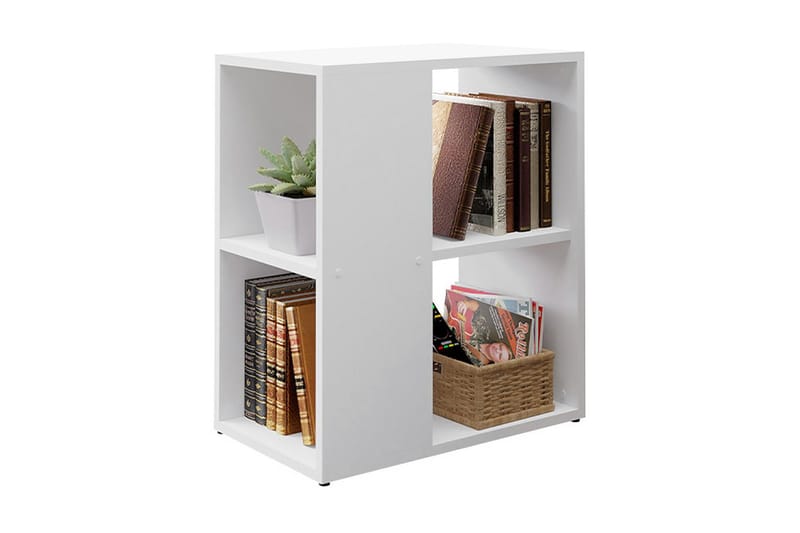 Sidebord 52 cm - Hvit - Møbler - Bord - Avlastningsbord - Lampebord & sidebord