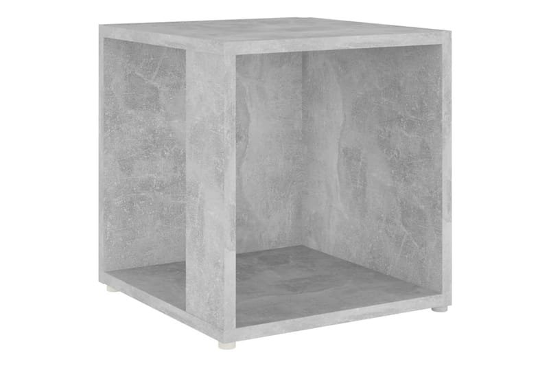 Sidebord betonggrå 33x33x34,5 cm sponplate - Grå - Møbler - Bord - Avlastningsbord - Lampebord & sidebord