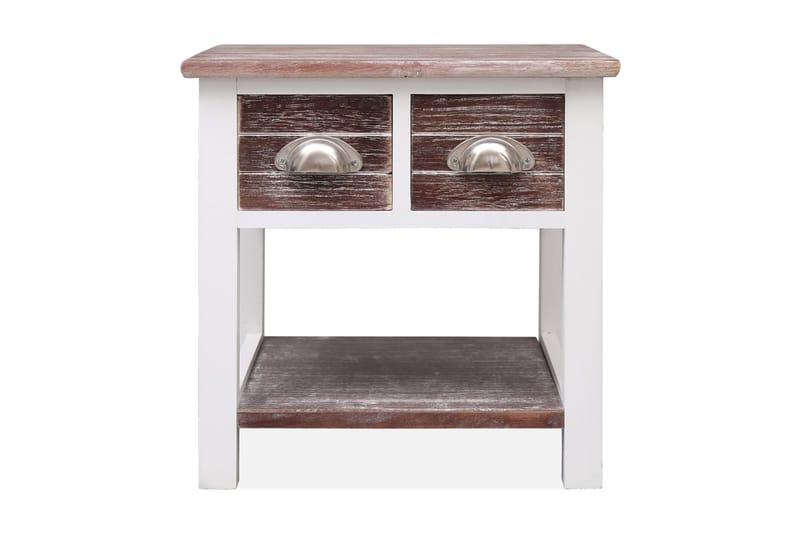 Sidebord brun 40x40x40 cm keisertre - Brun - Møbler - Bord - Avlastningsbord - Lampebord & sidebord