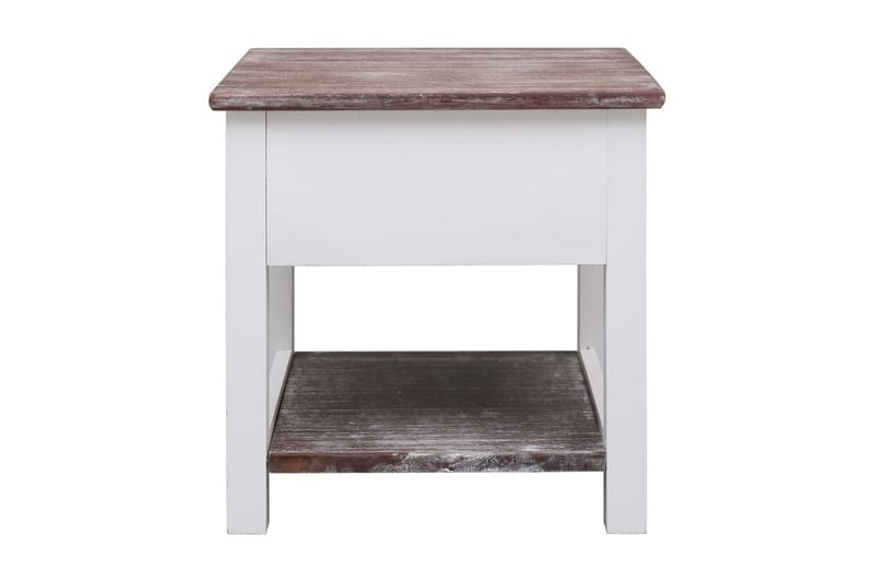 Sidebord brun 40x40x40 cm keisertre - Brun - Møbler - Bord - Avlastningsbord - Lampebord & sidebord