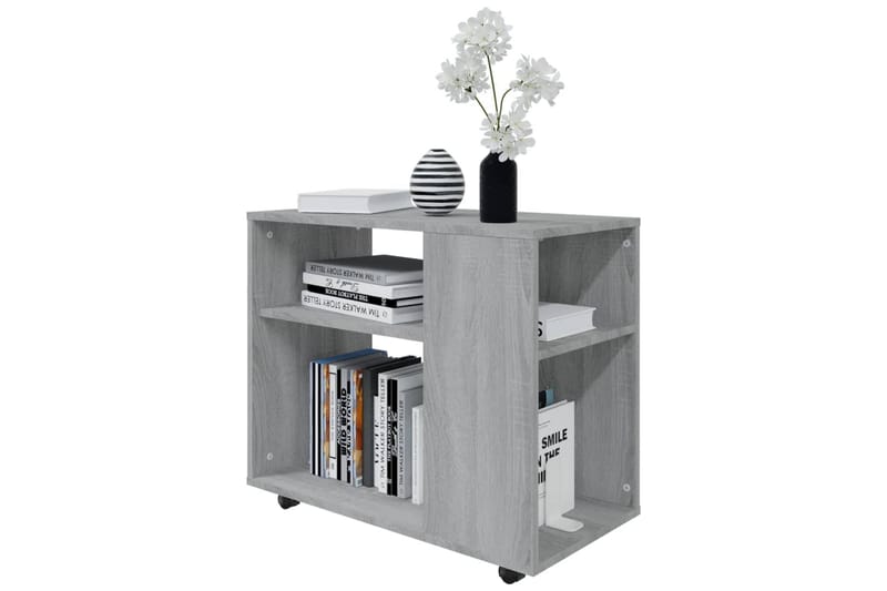 Sidebord grå sonoma 70x35x55 cm konstruert tre - Grå - Møbler - Bord - Avlastningsbord - Lampebord & sidebord
