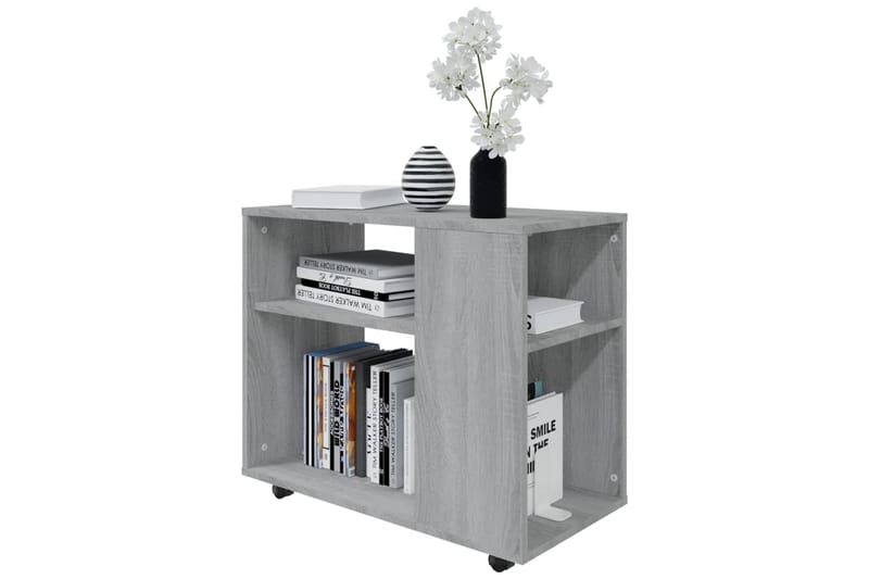 Sidebord grå sonoma 70x35x55 cm konstruert tre - Grå - Lampebord & sidebord - Brettbord og småbord