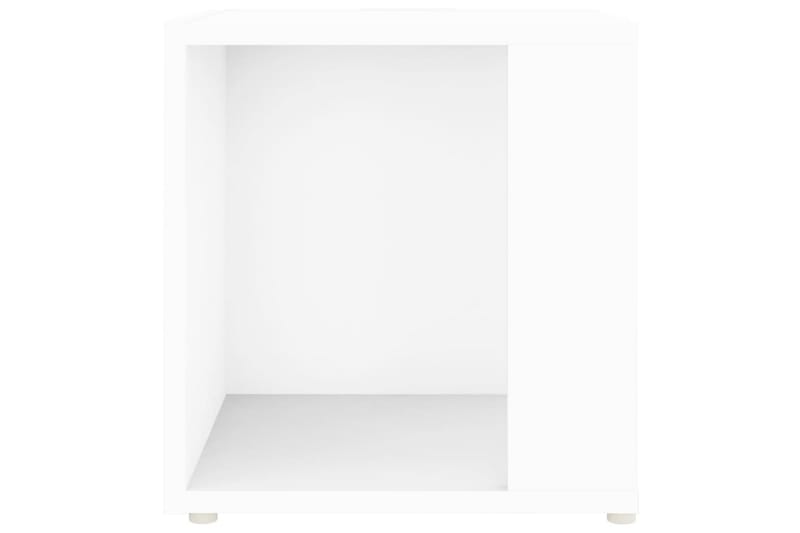 Sidebord hvit 33x33x34,5 cm sponplate - Hvit - Møbler - Bord - Avlastningsbord - Lampebord & sidebord