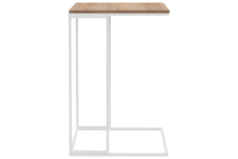 Sidebord hvit 40x30x59 cm sponplate - Hvit - Møbler - Bord - Avlastningsbord - Lampebord & sidebord