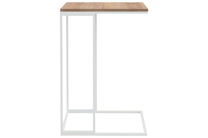 Sidebord hvit 40x30x59 cm sponplate - Hvit - Lampebord & sidebord - Brettbord og småbord