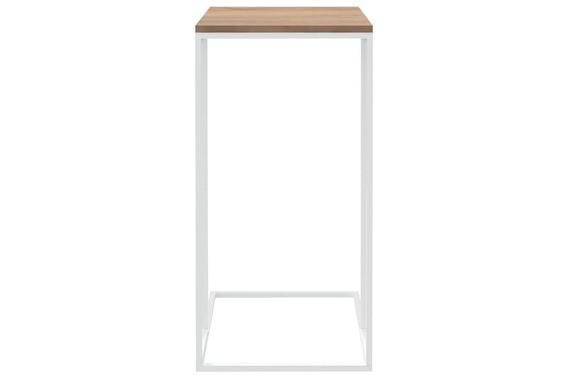 Sidebord hvit 40x30x59 cm sponplate - Hvit - Møbler - Bord - Avlastningsbord - Lampebord & sidebord