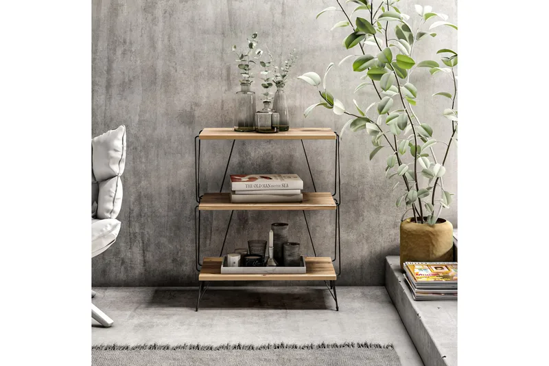 Sidebord og lampebord Igazz sidebord 48 cm Trä/Natur - Møbler - Bord - Avlastningsbord - Lampebord & sidebord