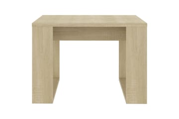 Sidebord sonoma eik 50x50x35 cm sponplate - Brun - Møbler - Bord - Avlastningsbord - Lampebord & sidebord