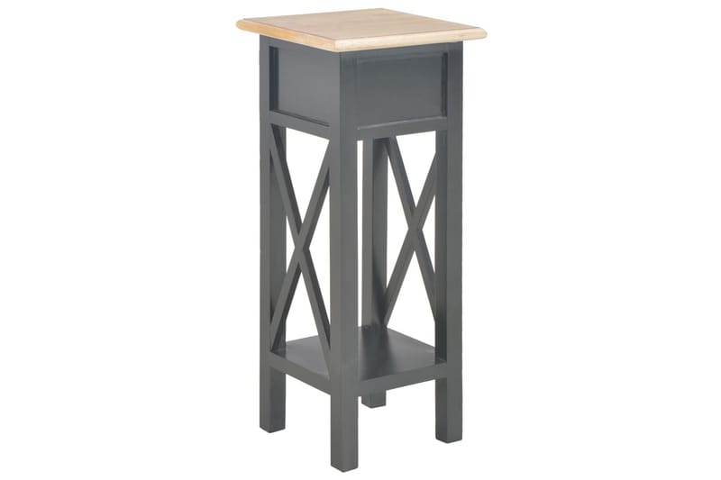 Sidebord svart 27x27x65,5 cm tre - Møbler - Bord - Avlastningsbord - Lampebord & sidebord