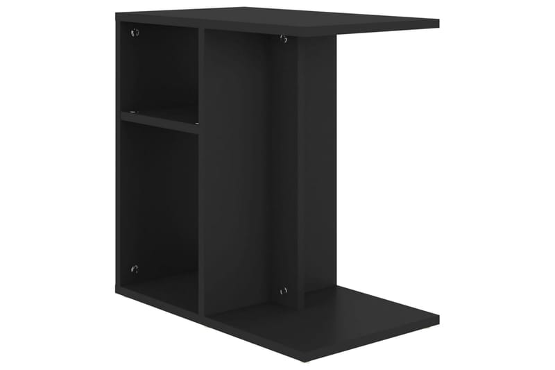 Sidebord svart 50x30x50 cm sponplate - Svart - Møbler - Bord - Avlastningsbord - Lampebord & sidebord