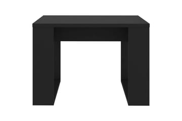 Sidebord svart 50x50x35 cm sponplate - Svart - Møbler - Bord - Avlastningsbord - Lampebord & sidebord