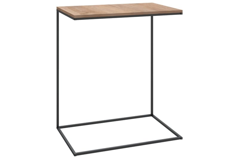 Sidebord svart 55x35x66 cm sponplate - Svart - Møbler - Bord - Avlastningsbord - Lampebord & sidebord