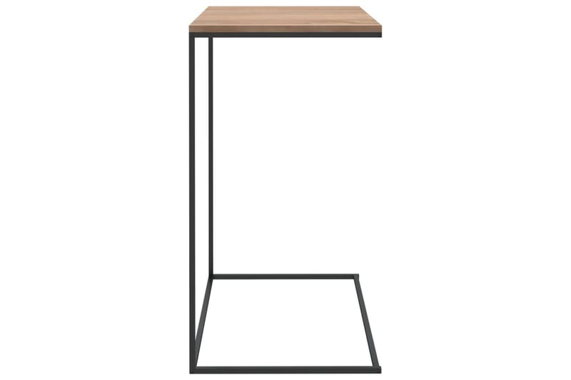 Sidebord svart 55x35x66 cm sponplate - Svart - Møbler - Bord - Avlastningsbord - Lampebord & sidebord