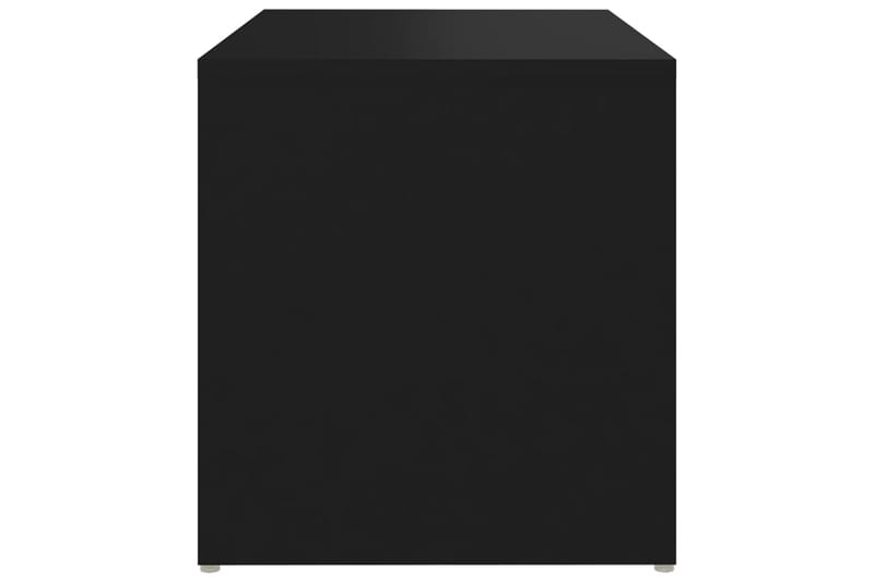 Sidebord svart 59x36x38 cm sponplate - Svart - Møbler - Bord - Avlastningsbord - Lampebord & sidebord