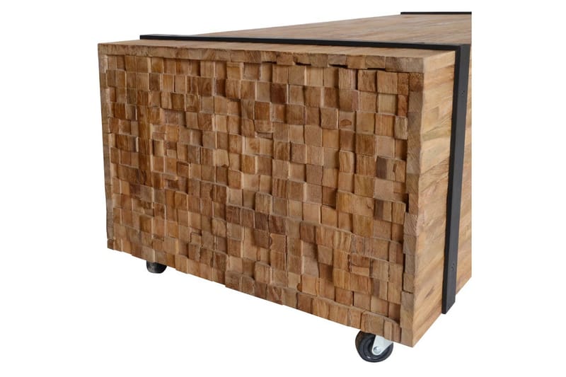 Sidebord teak 60x60x38 cm - Teak - Lampebord & sidebord - Brettbord og småbord