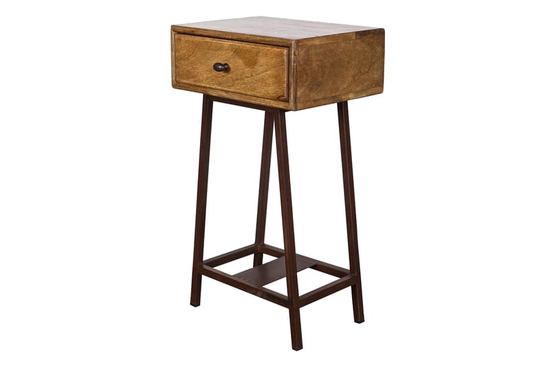 Skybox Sidebord 45 cm - Natur/Metall - Møbler - Bord - Avlastningsbord - Lampebord & sidebord