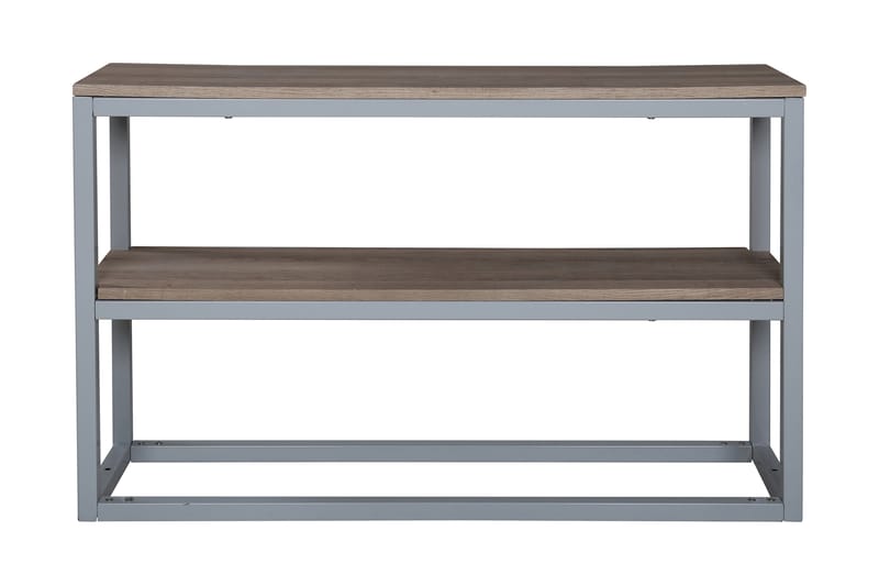Smirre Sidebord 110 cm med Hylle - Lysebrun/Grå - Lampebord & sidebord - Brettbord og småbord