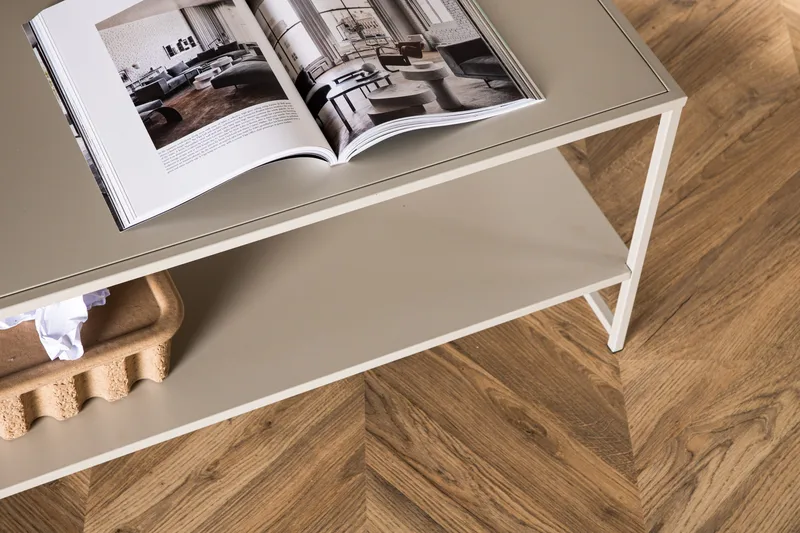 Staal Sidebord 101,6 cm - Beige - Møbler - Bord - Avlastningsbord - Lampebord & sidebord