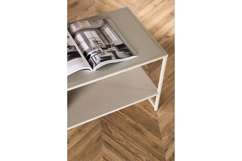 Staal Sidebord 101,6 cm - Beige - Møbler - Bord - Avlastningsbord - Lampebord & sidebord