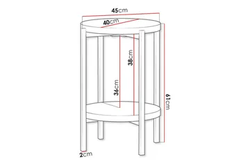 Staffin sidebord - Møbler - Bord - Avlastningsbord - Lampebord & sidebord