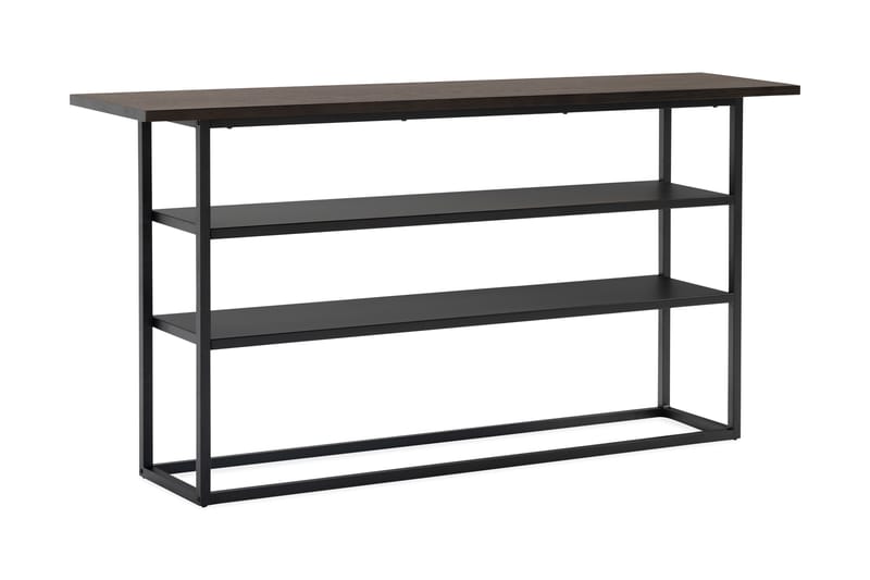 Susitana Sidebord 40 cm - Mørkebrun/Mattsvart - Møbler - Bord - Avlastningsbord - Lampebord & sidebord