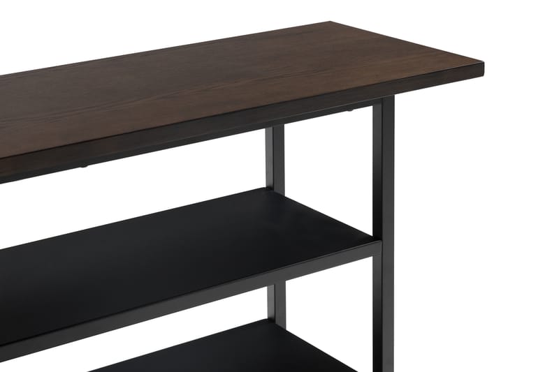 Susitana Sidebord 40 cm - Mørkebrun/Mattsvart - Lampebord & sidebord - Brettbord og småbord