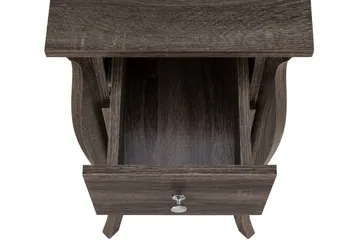 Talkon Sidebord 38 cm - Mørkebrun - Møbler - Bord - Avlastningsbord - Lampebord & sidebord