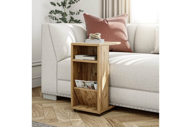 Tekel Sidebord 63 cm - Natur/Lysebrun - Møbler - Bord - Avlastningsbord - Lampebord & sidebord