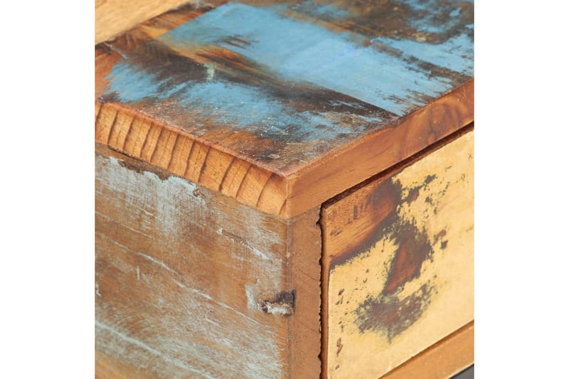 U-formet sidebord 45x30x61 cm gjenvunnet heltre - Flerfarget - Møbler - Bord - Avlastningsbord - Lampebord & sidebord