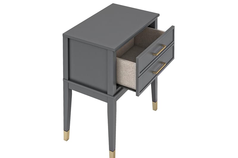 Westerleigh Avlastningsbord 60 cm Grå - CosmoLiving - Møbler - Bord - Avlastningsbord - Lampebord & sidebord