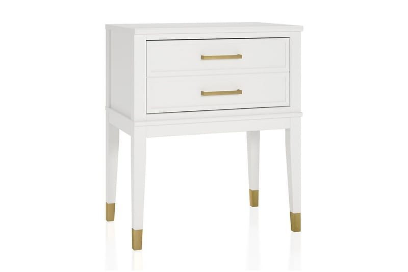 Westerleigh Avlastningsbord 60 cm Hvit - CosmoLiving - Møbler - Bord - Avlastningsbord - Lampebord & sidebord